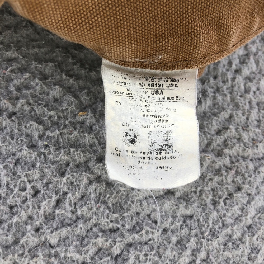 Vintage Carhartt Shorts Mens 40 Brown Duck Canvas Carpenter Union Made In USA - Picture 6 of 10